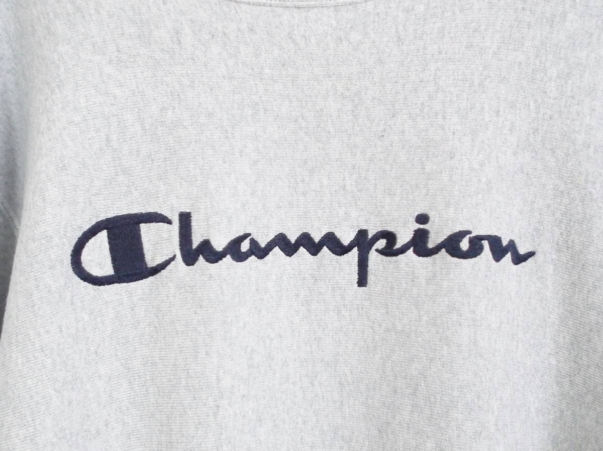 青単色タグ復刻 Champion チャンピオン リバースウィーブ スウェット