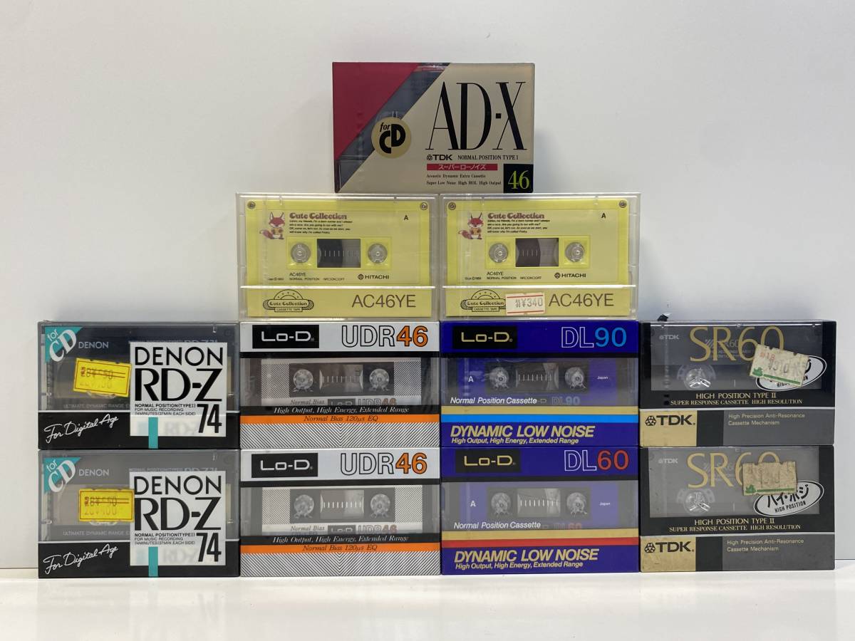 カセットテープ 未使用品 TDK ハイ・ポジ スーパーローノイズ DENON