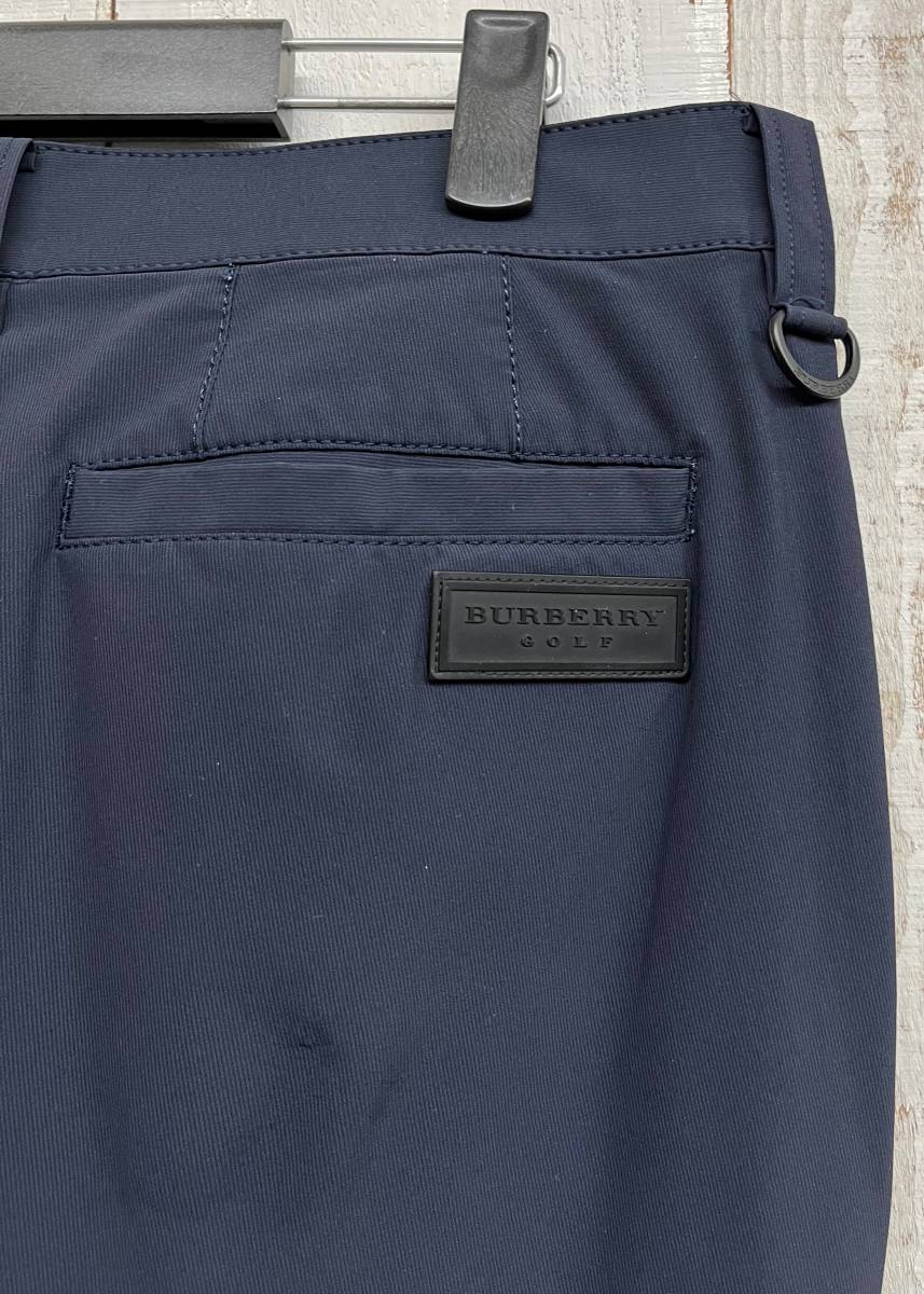 BURBERRY GOLF バーバリー ゴルフ ＊タック パンツ スラックス 速乾生地 ＊94 size ネイビー 三陽商会 スポーツ 紳士 薄手の爽やかな生地感の画像7