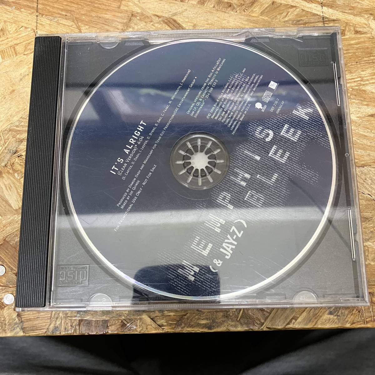 シ● HIPHOP,R&B MEMPHIS BLEEK & JAY-Z - IT'S ALRIGHT シングル,名曲 CD 中古品_画像1