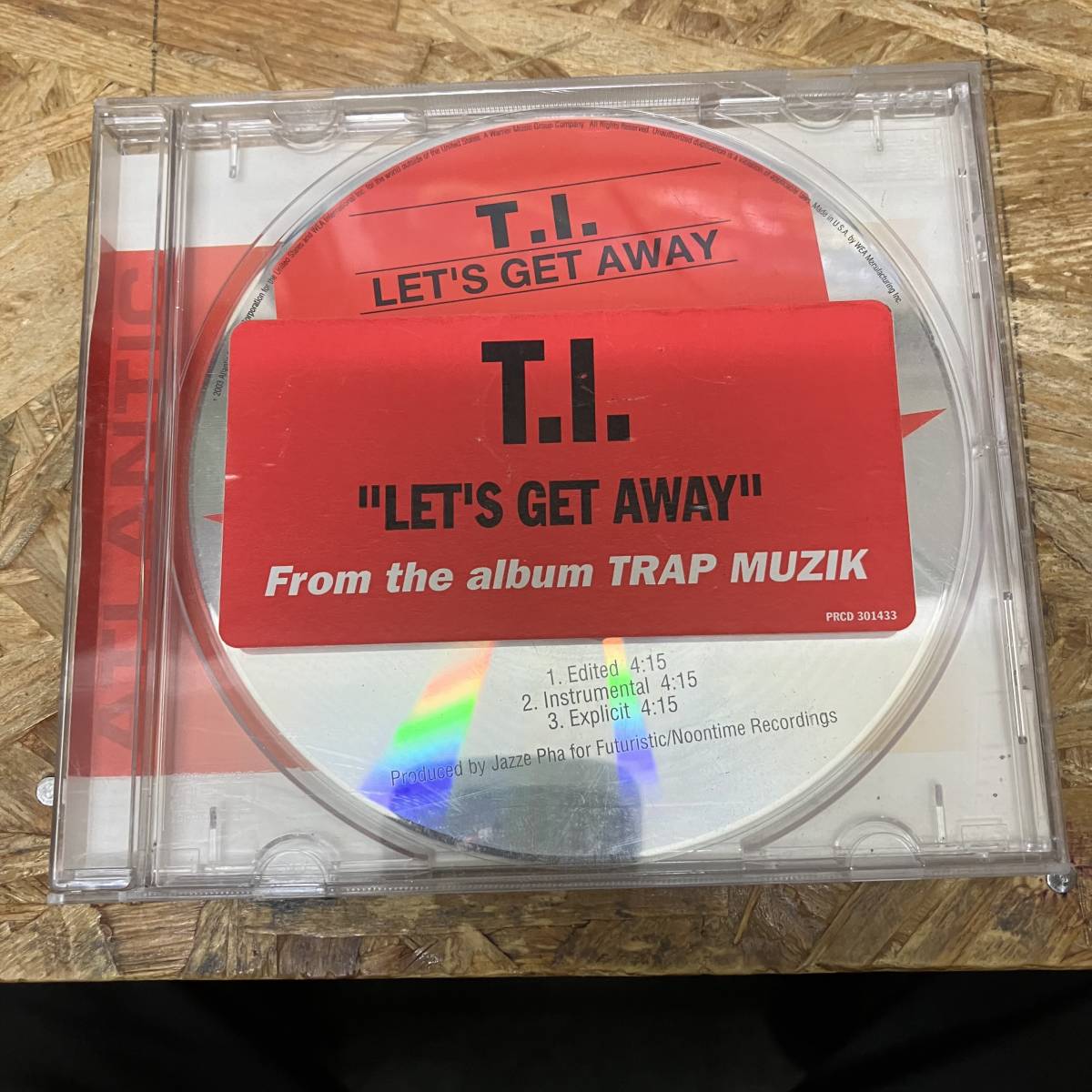 ● HIPHOP,R&B T.I. - LET'S GET AWAY INST,シングル,PROMO盤!!! CD 中古品_画像1