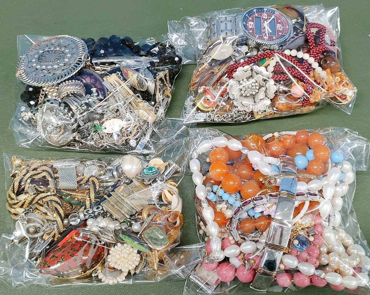 036 遺品整理品 アクセサリー 大量セット ネックレス など無選別