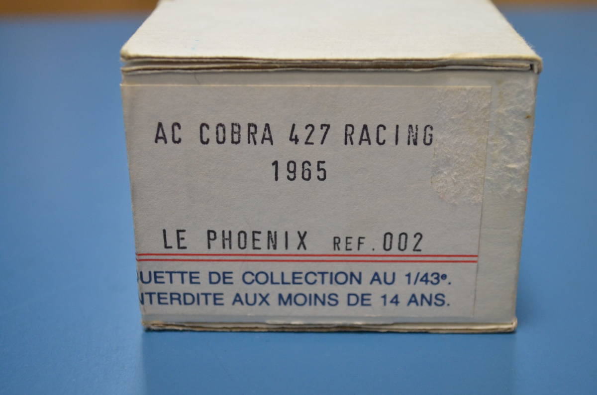最も信頼できる ★ Le phoenix 1/43 AC COBRA 427 RACING 1965 レーシングカー