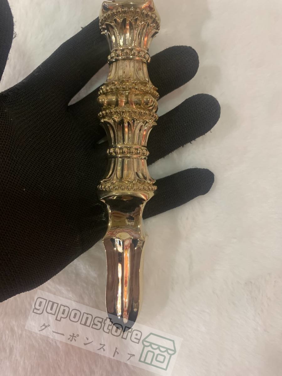 密教法具 寺院用仏具 四大明王 独鈷杵 金剛杵 銅製磨き仕上げ 長 密教法具 寺院用仏具 四大明王 独鈷杵 金剛杵 銅製磨き仕上げ 長