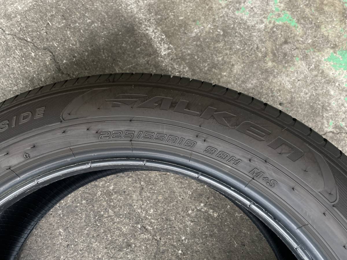 中古225/55-18 FALKEN 新車装着タイヤ 4本_画像7