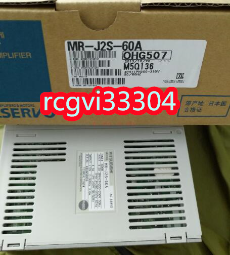 新品 MITSUBISHI/三菱 MR-J2S-60A サーボアンプ 保証6ヶ月 新品 MITSUBISHI/三菱 MR-J2S-60A サーボアンプ 保証6ヶ月