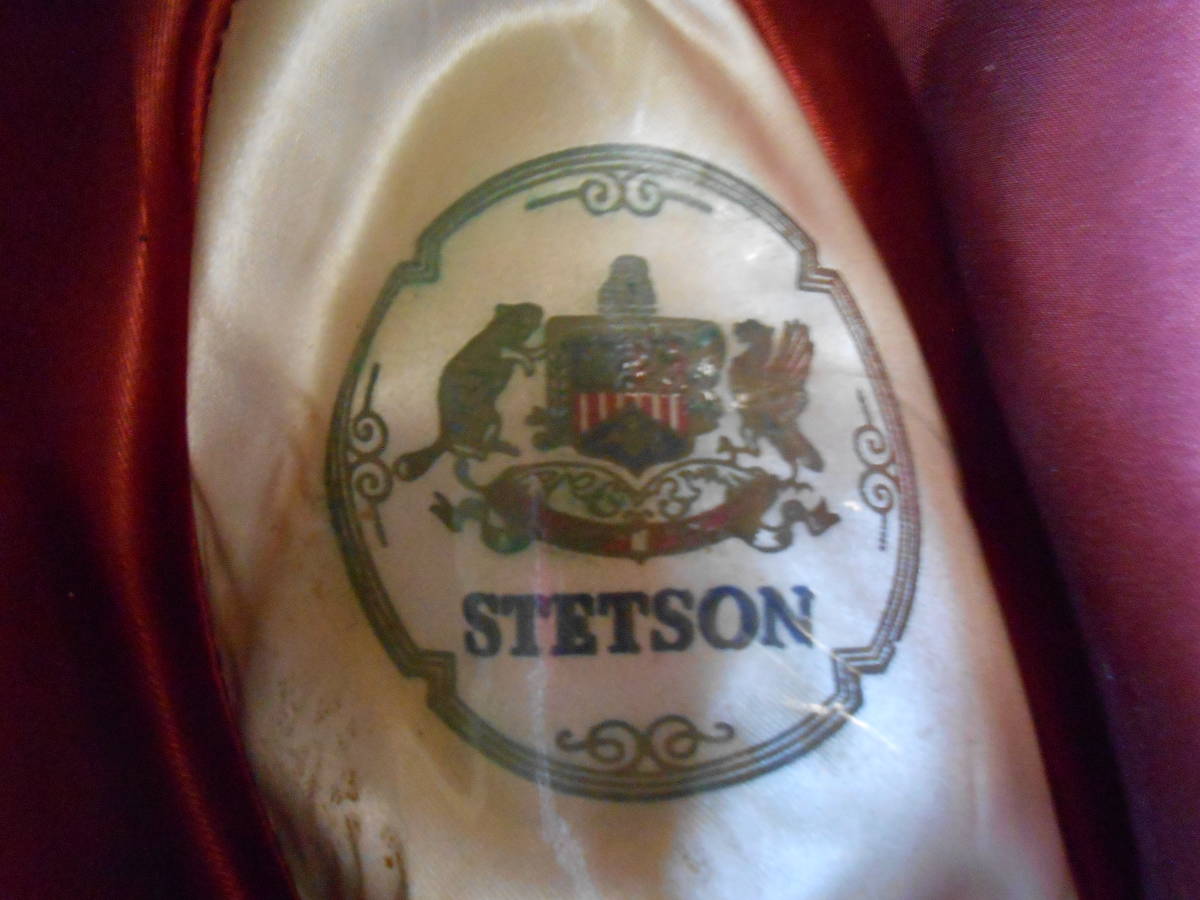  прекрасный товар джентльмен. .. Vintage JOHN B STETSON COMPANY редкостный . довольно большой размер. Royal ste tosomf. гонг шляпа 7 1/4 размер 