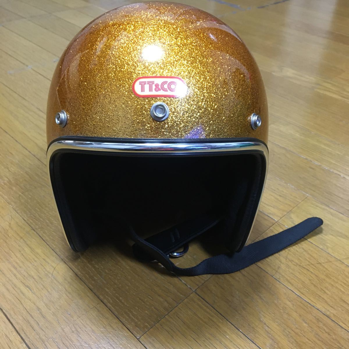 tt &co.トゥーカッタージェットヘルメット、ギラギラセブンティーズ