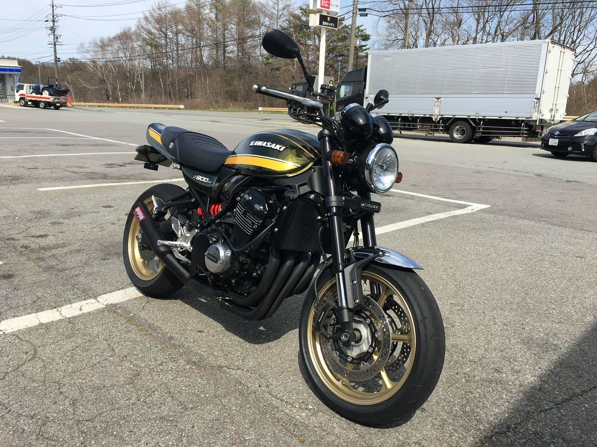z900rs モリワキ フルエキゾースト 車検対応 証明書付