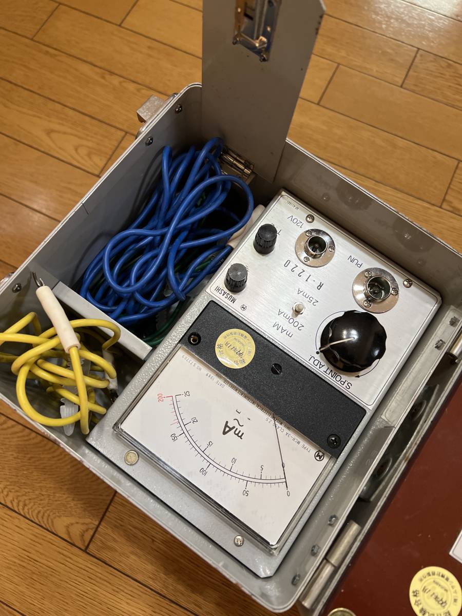 株式会社ムサシ電機計器製作所 IP-R2 R-1220型 耐電圧トランス部 株式会社ムサシ電機計器製作所 IP-R2 R-1220型 耐電圧トランス部