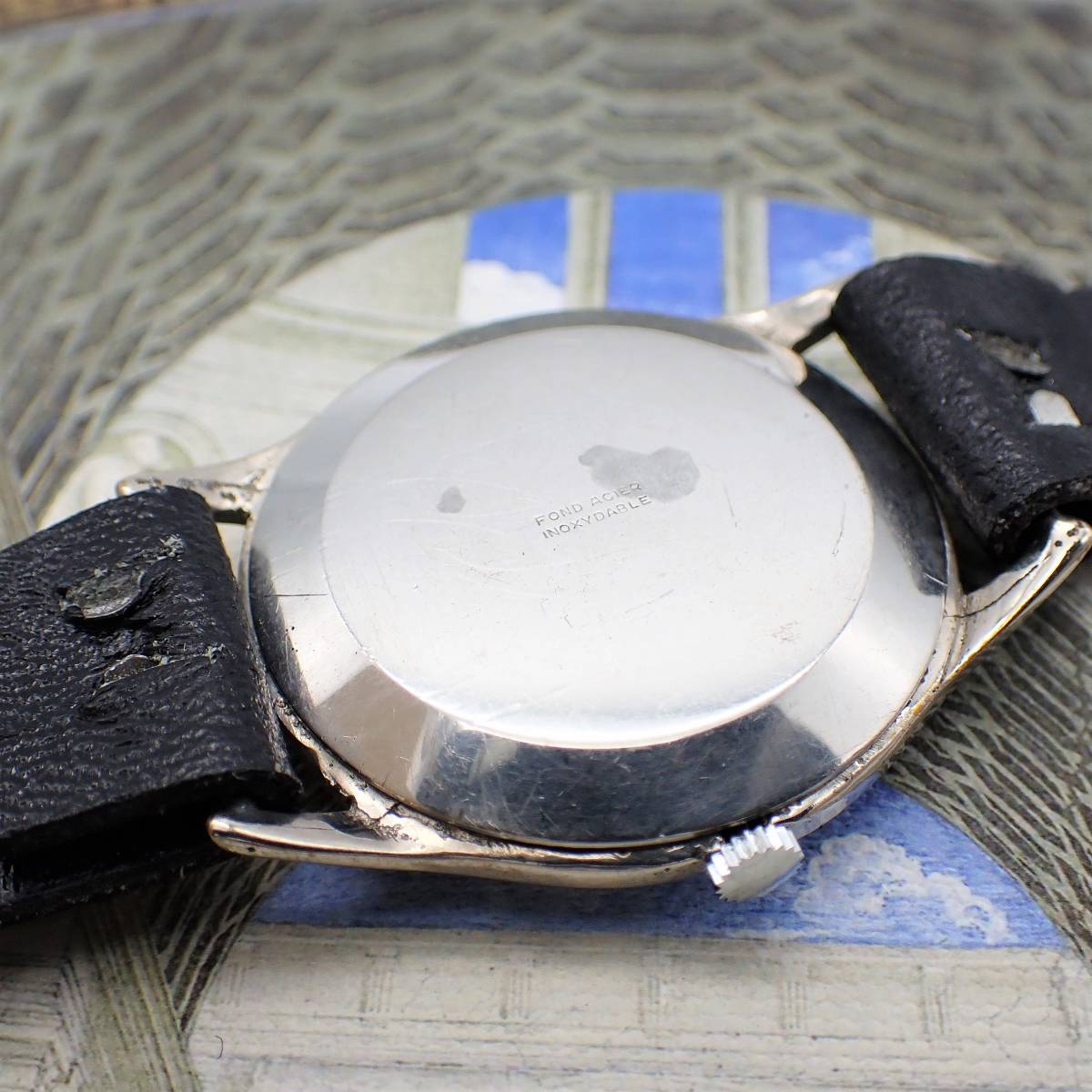 Girard-Perregaux ジラール・ペルゴ ステンレススチール 1960 サイズ 38ｍｍ アンティークウォッチ メンズ 腕時計 手巻き #228_画像4