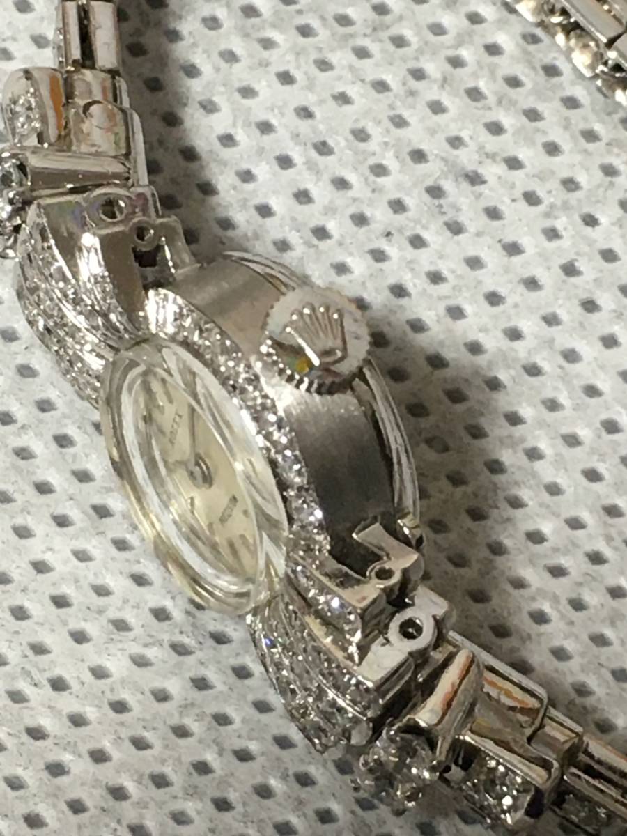 ロレックス プレシジョン プラチナ950無垢 USED品 ダイヤベゼル ...