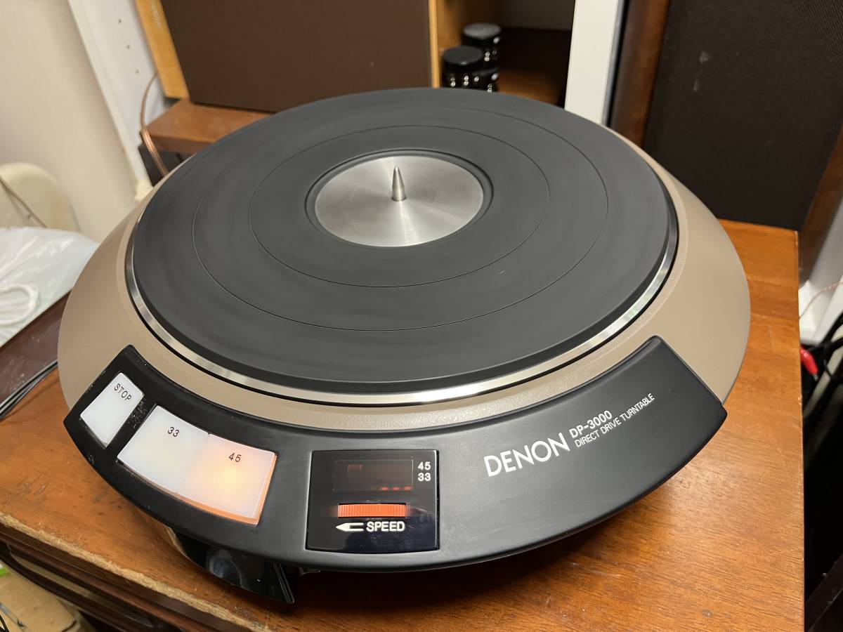 動作良好・初期型 DENON DP-3000 レコードプレーヤー ターンテーブル-