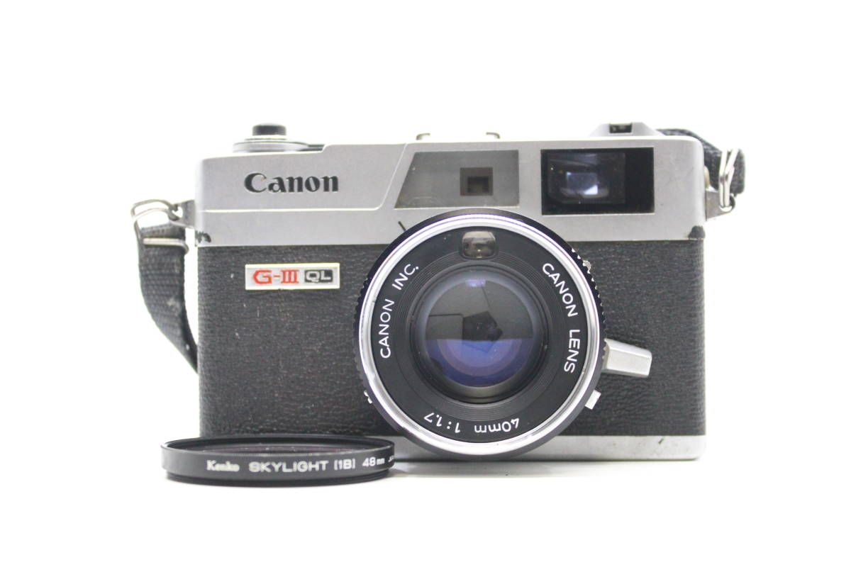 * superior article *CANON Canon CANONET QL17 G-III black body OK5530