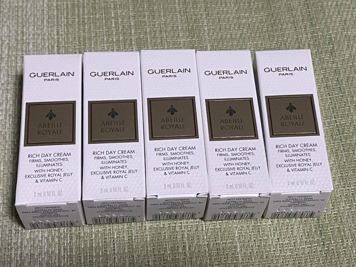 送料込　ゲラン GUERLAIN アベイユ ロイヤル 　リッチクリーム　3ml x 5個（合計15ml ) 新品_画像1