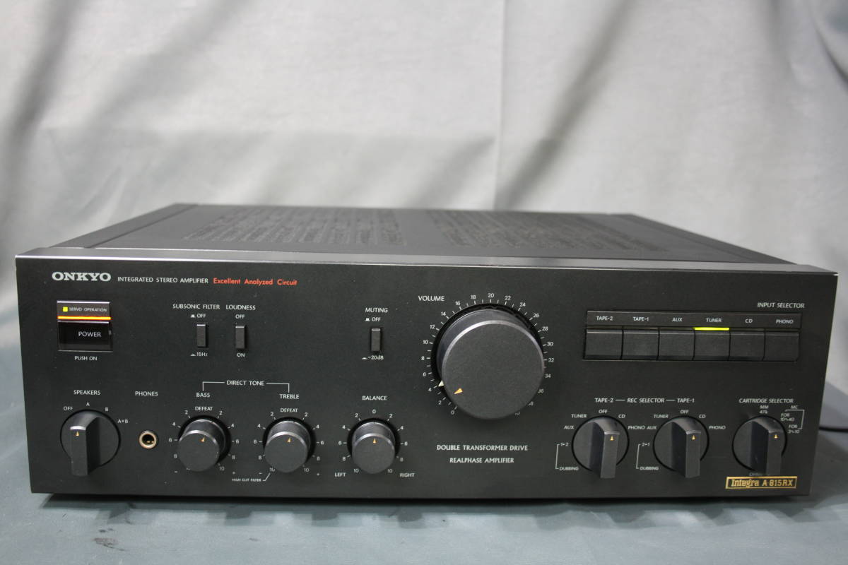 ONKYO プリメインアンプintegraA-815RX修理品動作OK|Yahoo ONKYO プリメインアンプintegraA-815RX修理品動作OK|Yahoo