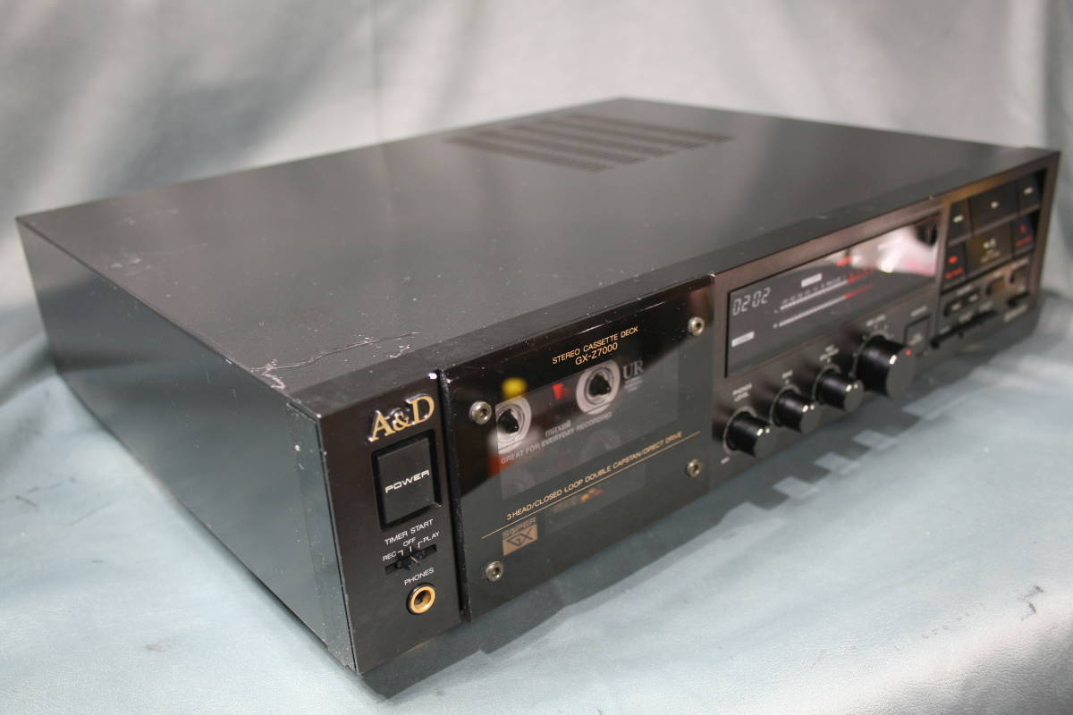 A&D/AKAI 3HEDカセットデッキGX-Z7000修理動作OK A&D/AKAI 3HEDカセットデッキGX-Z7000修理動作OK
