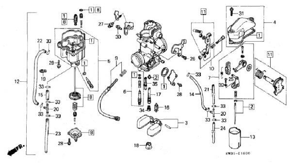 MD21 純正 サーモスイッチ ASSY 送料550円～ AX-1 ファンスイッチ 新品 NX250 サーモ sw AX1 オーリング　 　 .mr1_MD21　E-16　キャブ