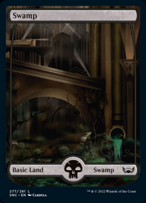 MTG ■土地/英語版■《 沼/Swamp》★FOIL★ ニューカペナの街角 SNC 　_画像1