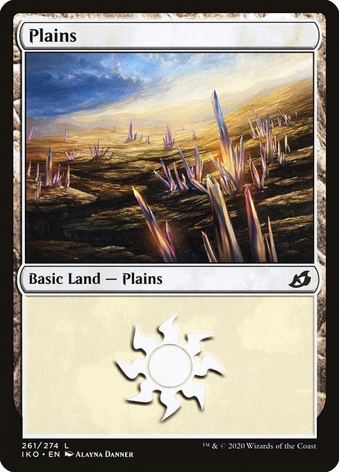 MTG ■土地/英語版■ 《平地/Plains》イコリア:巨獣の棲処 IKO_画像1