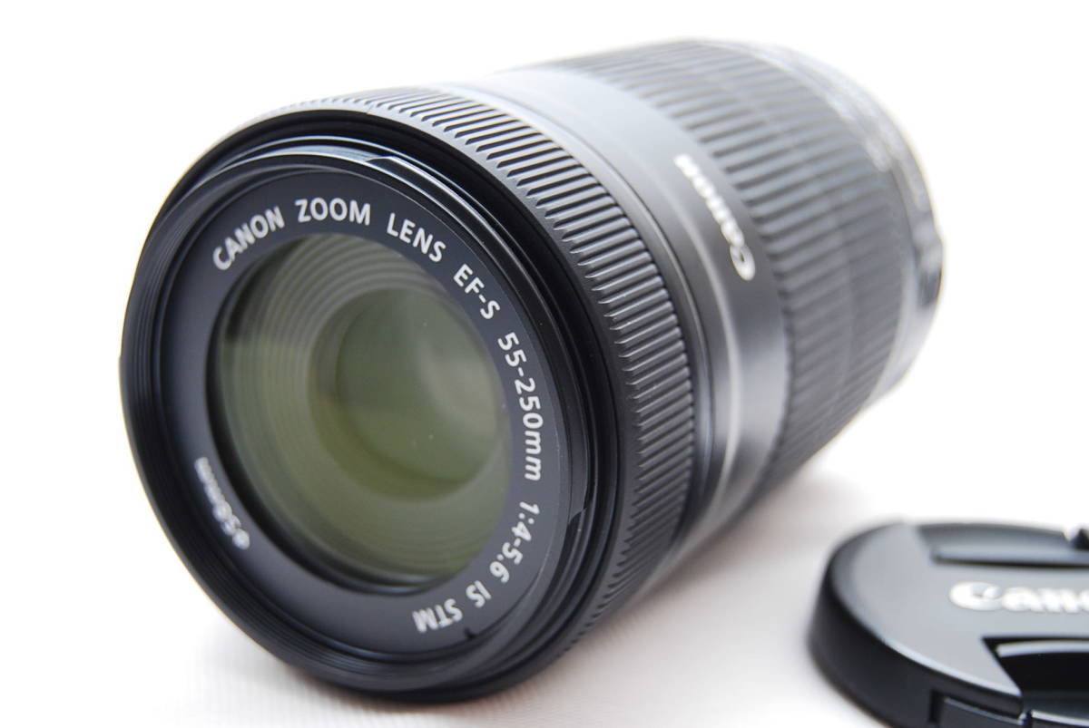 ☆美品 キャノン Canon 望遠ズームレンズ EF-S55-250mm F4-5.6 IS STM