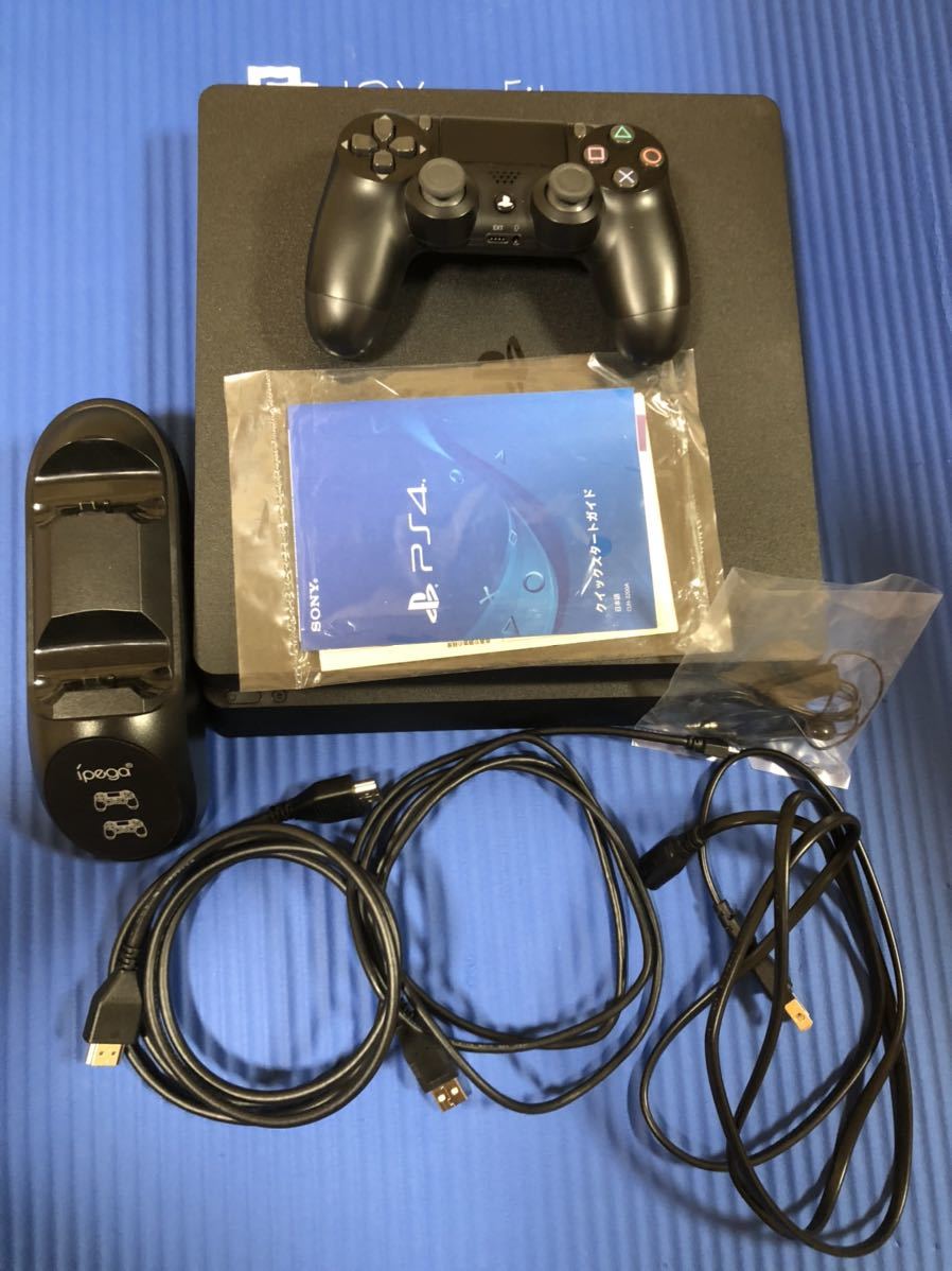 PS4 本体 500GB ブラック SONY PlayStation4 CUH-2200A B01 動作確認済