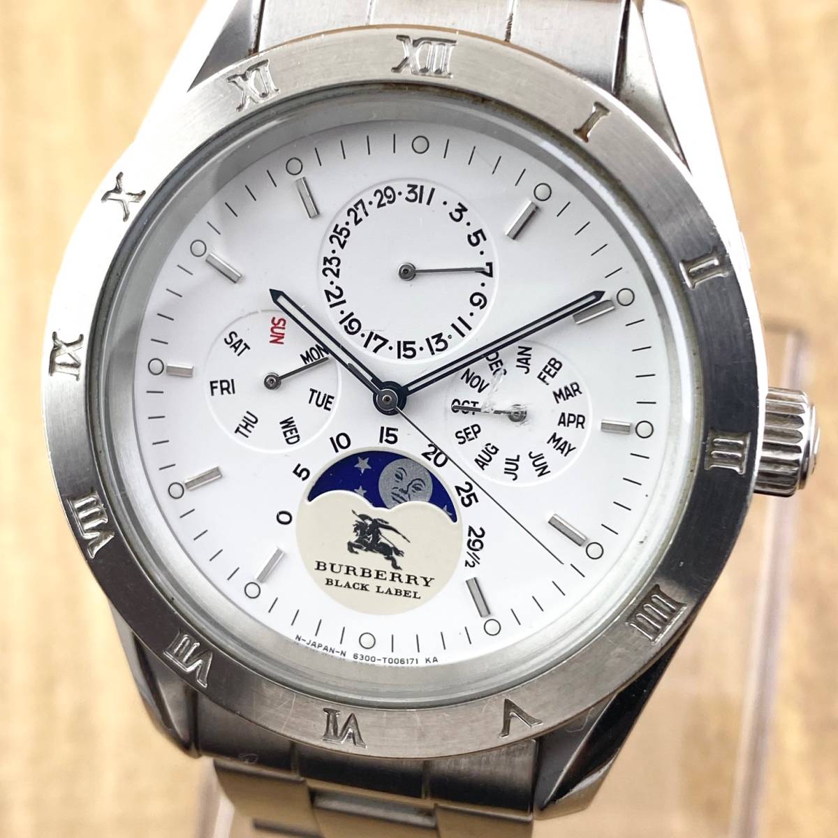 Yahoo!オークション - 【1円〜】BURBERRY バーバリー 腕時計 メンズ ム...