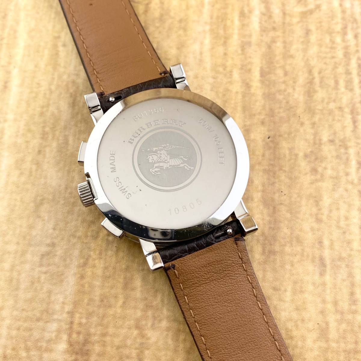 1円〜】BURBERRY バーバリー 腕時計 メンズ クロノグラフ BU1366
