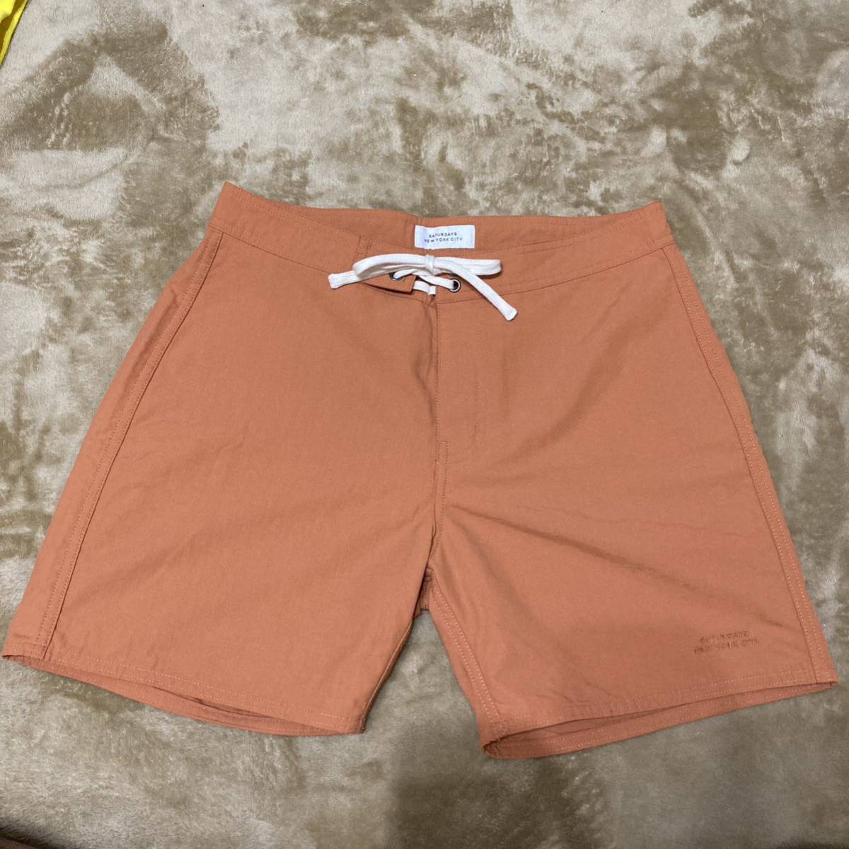 SATURDAYS SURF NYC Sata te-z Surf New York swimsuit * short bread orange 