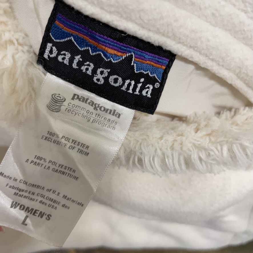 patagonia パタゴニア フリースジャケット ウインドゾーンジャケット リバーシブル レディース L アウトドア ホワイト 27284_画像5