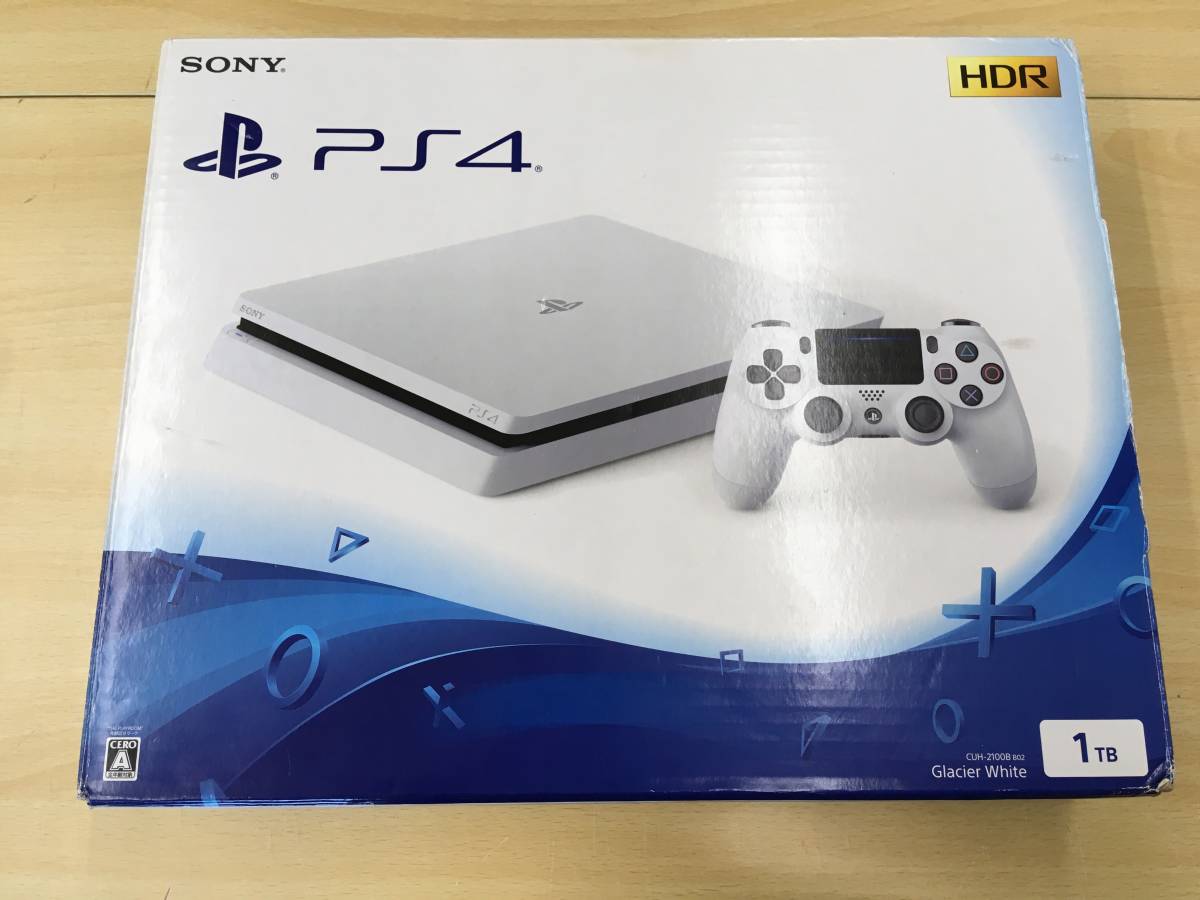 HD250) プレイステーション4本体 グレイシャー・ホワイト(HDD 1TB/CUH