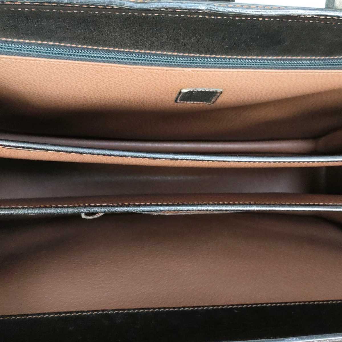 1円~ ダンヒル dunhill レザー ロック ダレスバック ビジネスバッグ
