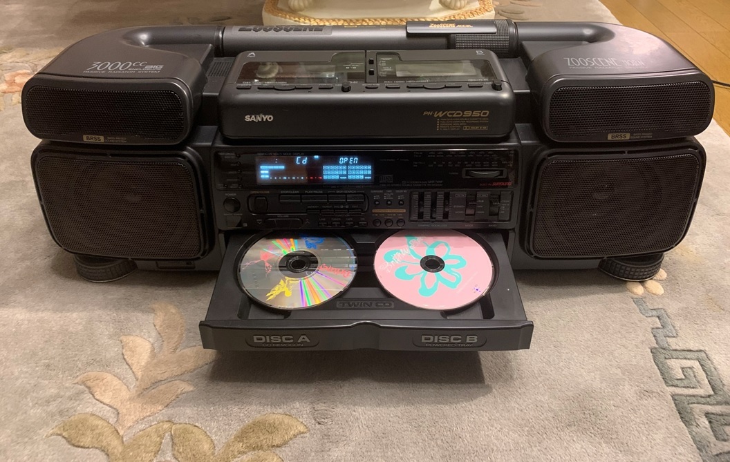 SANYO サンヨー ステレオラジカセ ZooSCENE ズシーン PH-WCD950 2CD