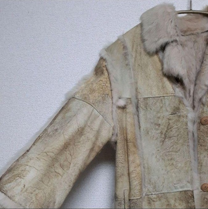 毛皮 リアルファー ラビット ロングコート アウター | noonanwaste.com