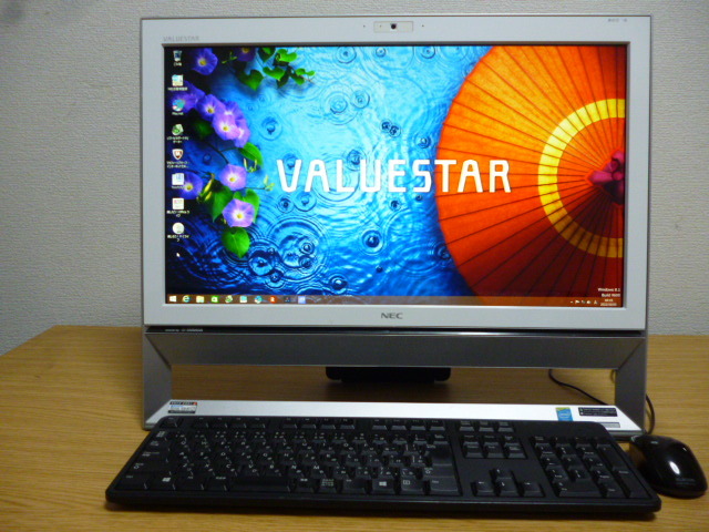 使用時間約5時間!! NEC VALUESTAR VS570/S PC-VS570SS 取り外しHDD 工場出荷状態Win8.1リカバリ済 Seagate ST500DM002 SATA600 500GB_この状態からの取り外しです