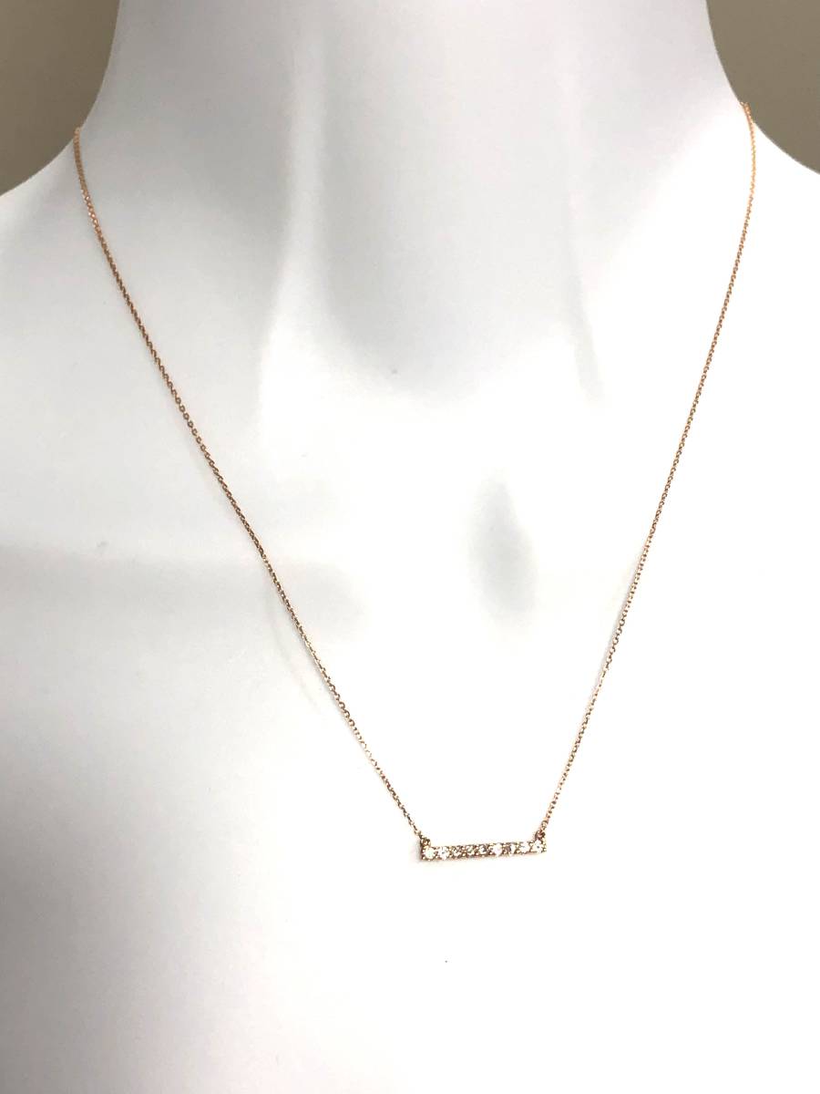 ダイヤモンド0.20ct K18PGネックレス | normanhubbard.com