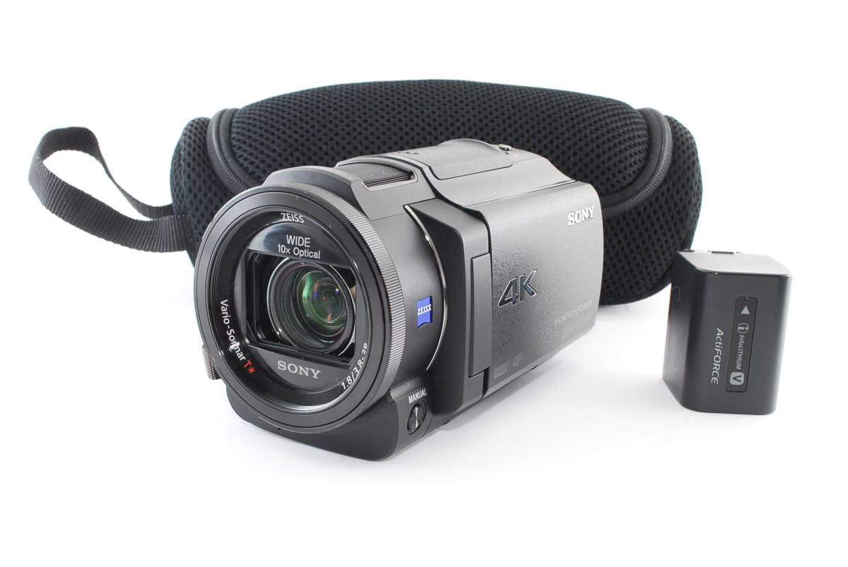 3882 ソニー SONY FDR-AX30 ブラック 4Kビデオカメラ Handycam 動作品 ...