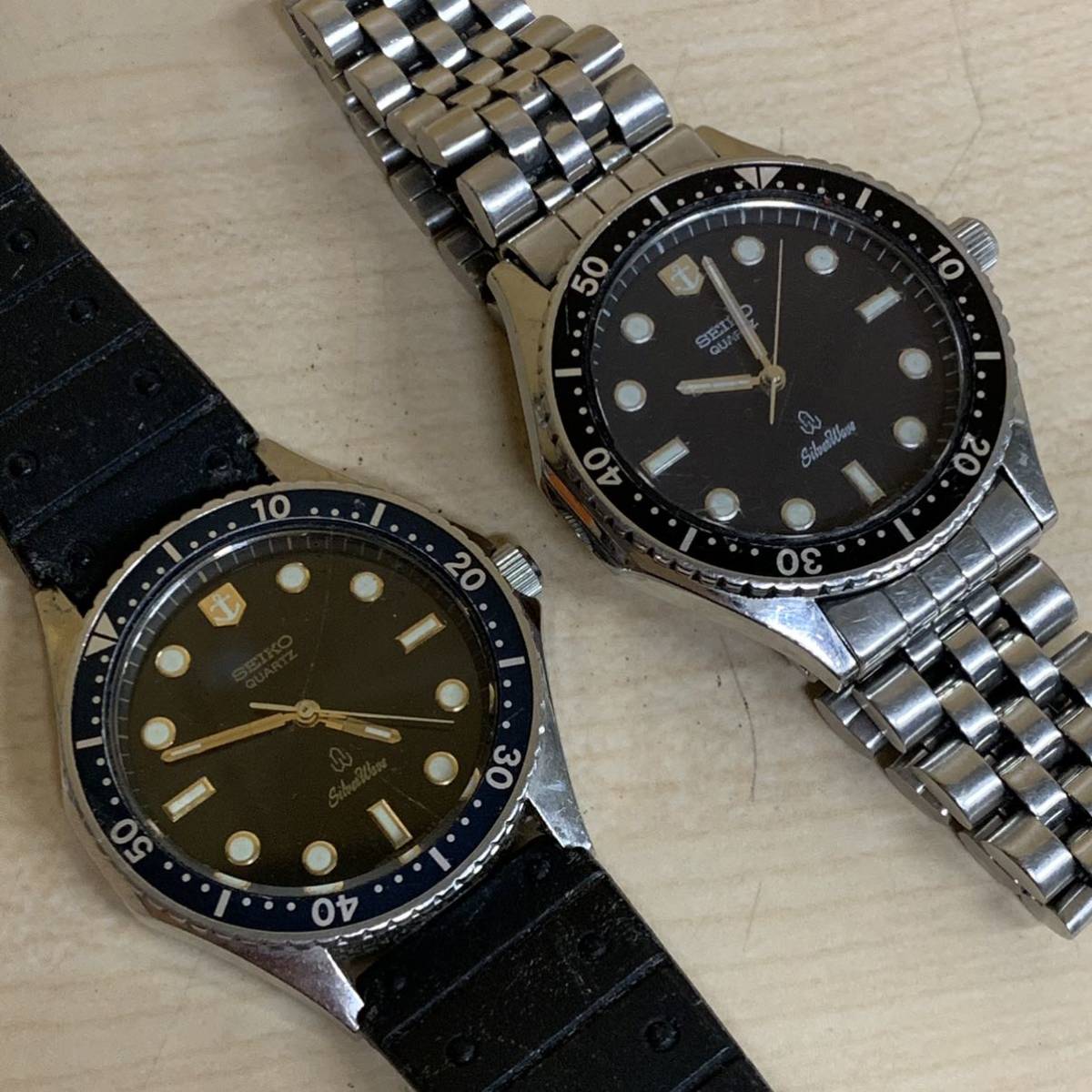 Yahoo!オークション - 1円~【電池交換済み】2点セット SEIKO Yahoo!オークション - 1円~【電池交換済み】2点セット SEIKO