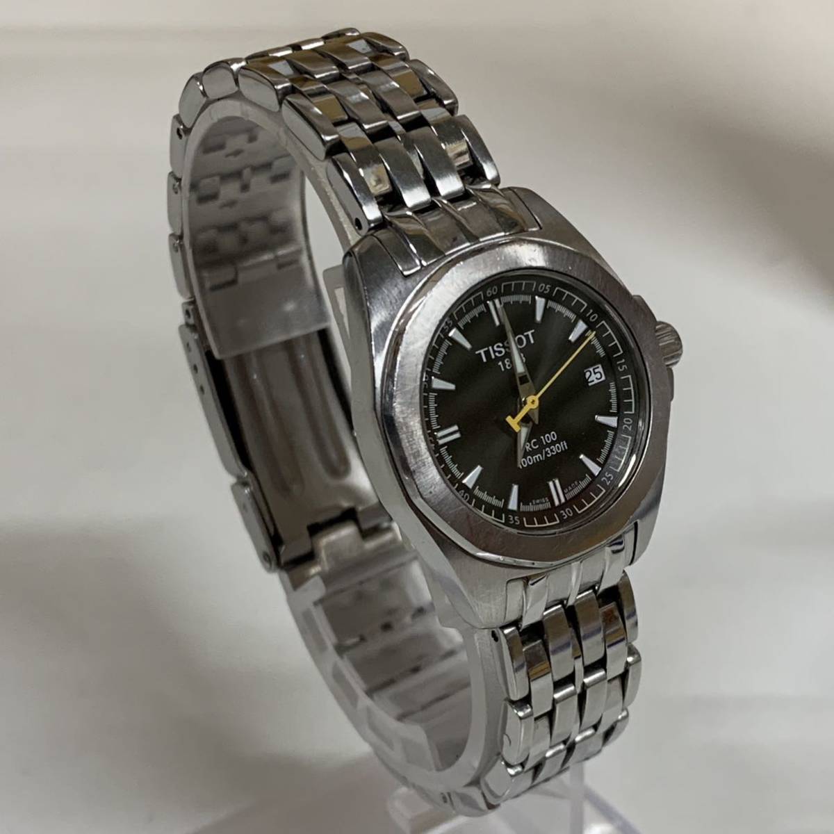 1円~【電池交換済み】TISSOT 1853 ティソ PRC100 100m/330ft P830/930