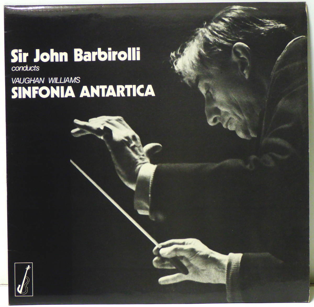 英国盤 バルビローリ V.ウィリアムズ 南極交響曲 BARBIROLLI V.WILLIAMS SINFONIA ANTARTICA THE BARBIROLLI SOCIETY SJB 100 _画像1
