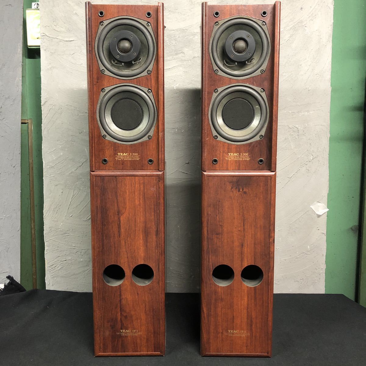 Yahoo!オークション - (Id3-hy)TEAC S-500/SW-1 動作品 2way Yahoo!オークション - (Id3-hy)TEAC S-500/SW-1 動作品 2way