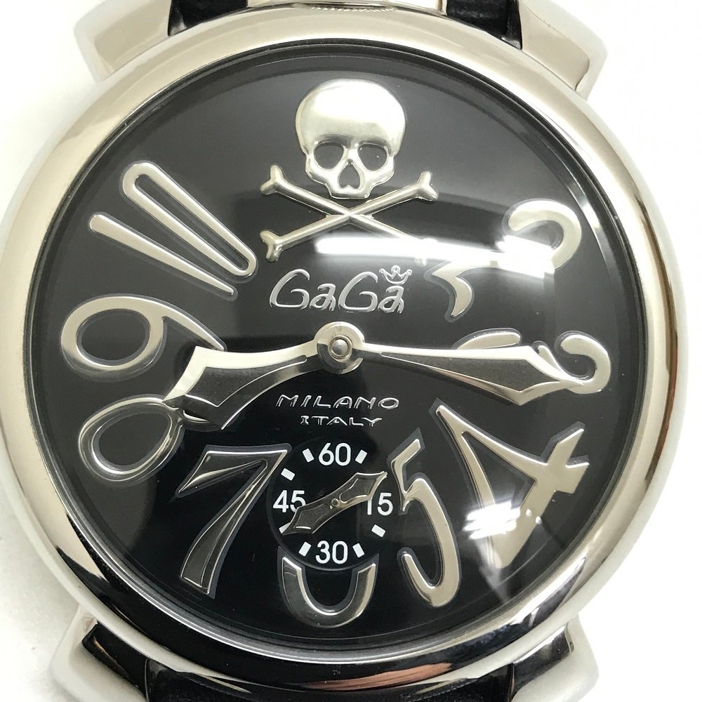 中古品 ガガミラノ マヌアーレ アートコレクション メンズ 腕時計 5010