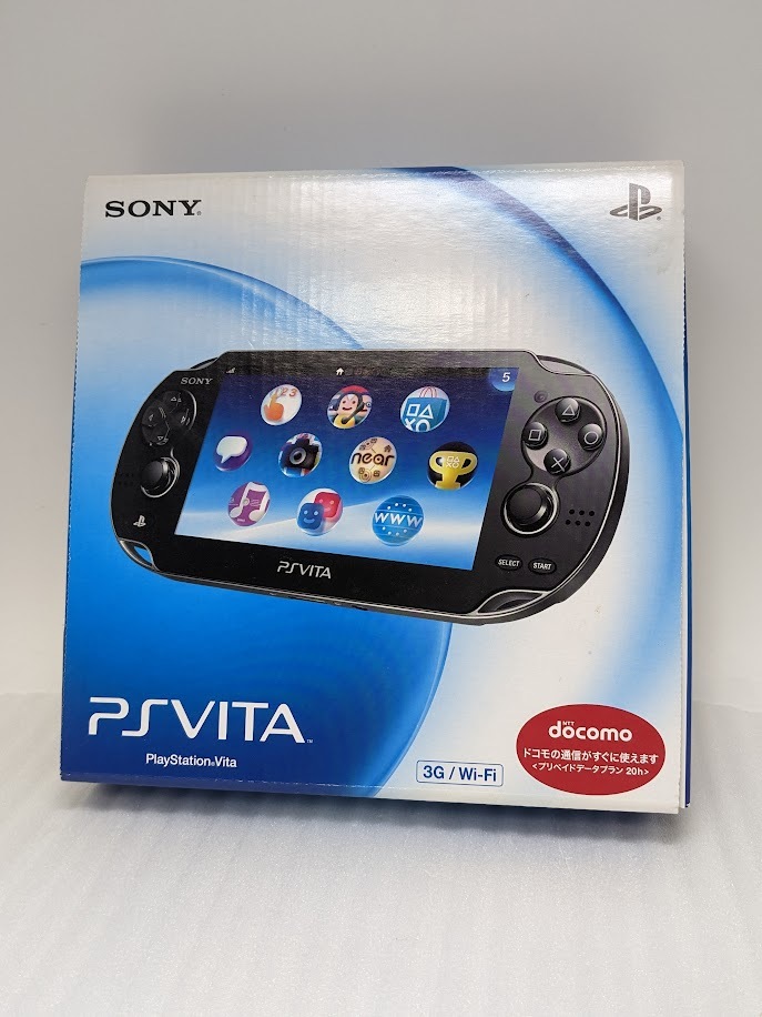 動作確認済】SONY PlayStation Vita 3G/Wi-Fiモデル [PCH-1100