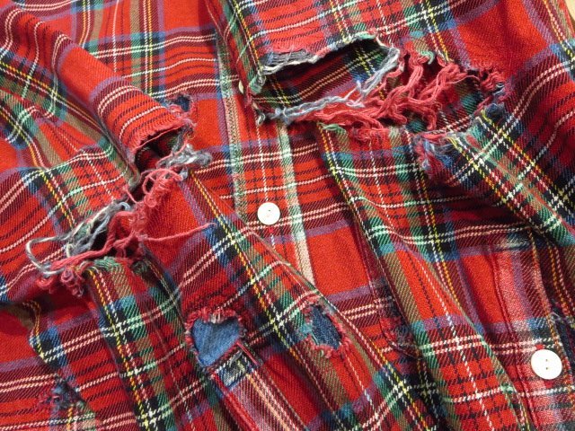 初売り】 LUMBER (0120205011011) ビズビム visvim CHECK 2 RED レッド
