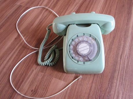  old telephone machine NTT
