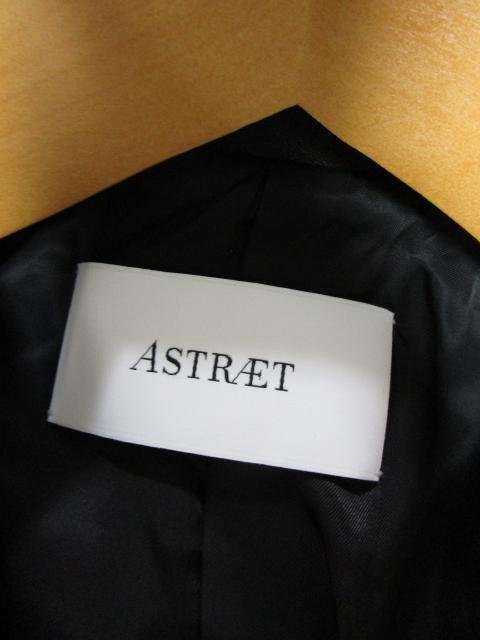 【美品】ASTRAET　アストラット　ユナイテッドアローズ　ダブルライダースジャケット　サイズ1(S位)　黒色　ブラック　羊革 /n935298_画像5