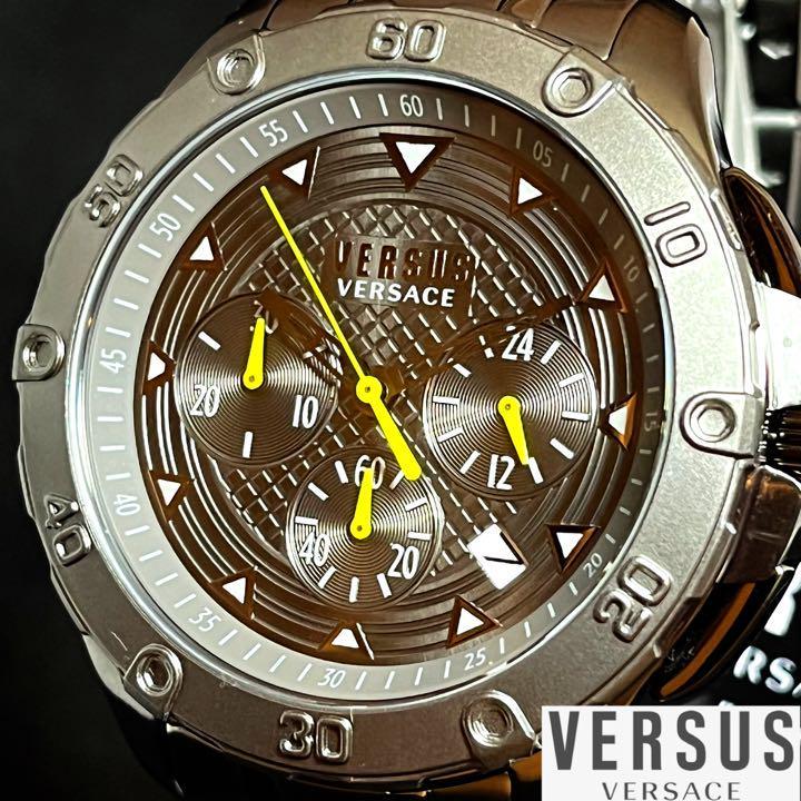 ガンメタル色】Versus Versace/ベルサス ベルサーチ/メンズ腕時計