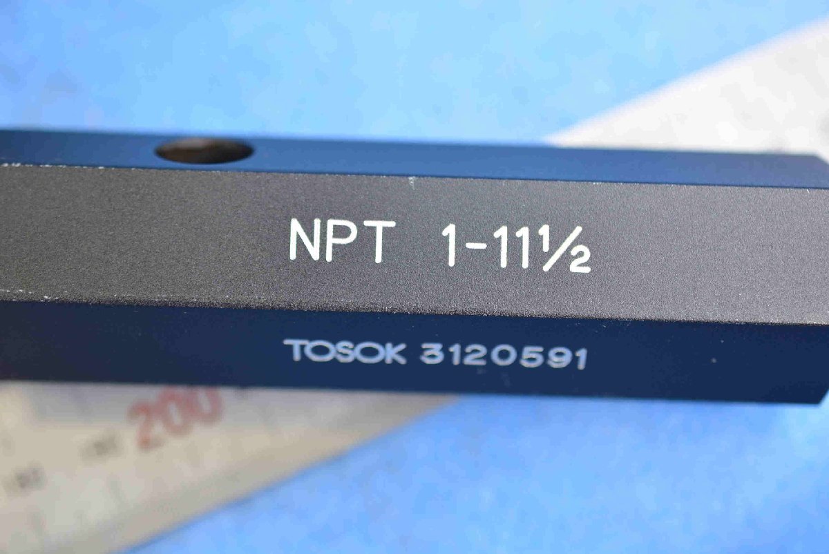 1インチ NPT 米式 管用 テーパー ネジ プラグ リング ゲージ 中古 1インチ NPT 米式 管用 テーパー ネジ プラグ リング ゲージ 中古
