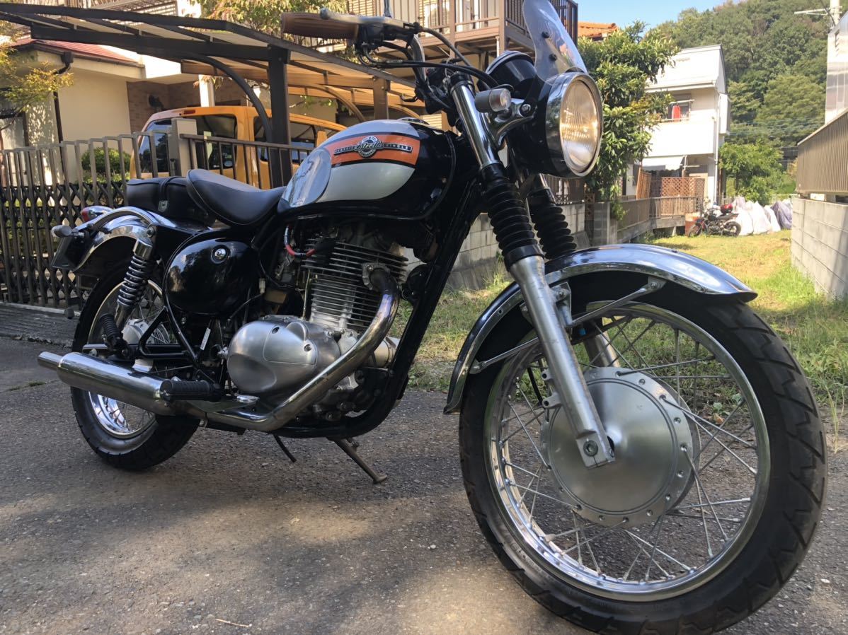 エストレヤ250 キャブ車 綺麗です! 走行距離少い6,375km エンジン