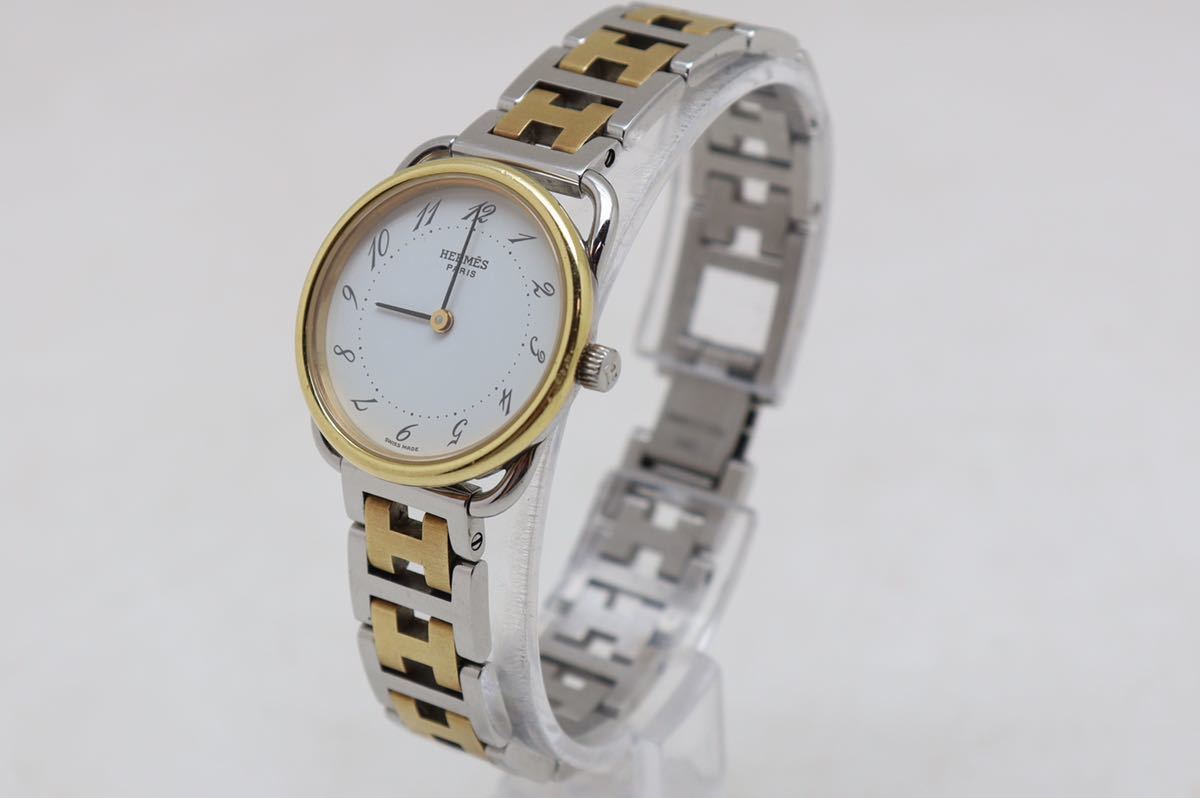 販売取寄 良品■エルメス　HERMES アルソー　コンビカラー　レディース腕時計 腕時計(アナログ)